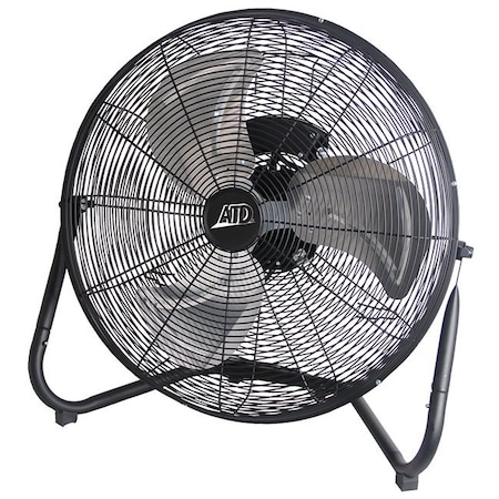 Atd Tools High Velocity Floor Fan, 20 in Blade Dia, 23.23 in L x 22.44 in D x 6.14 in W 30320A
